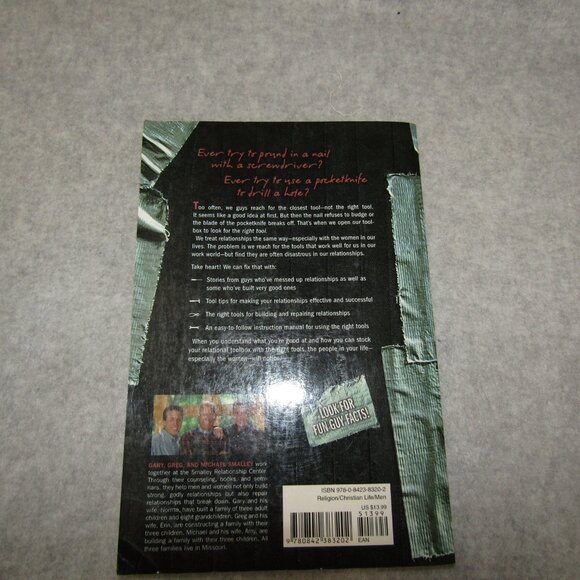 Men's Relational Tool box By Gary Greg and Michael Smalley book Good condition - Picture 3 of 4